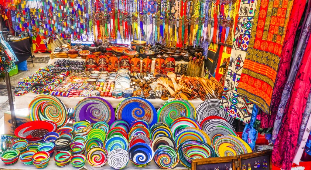 Sunset light over Cape Town and the Atlantic